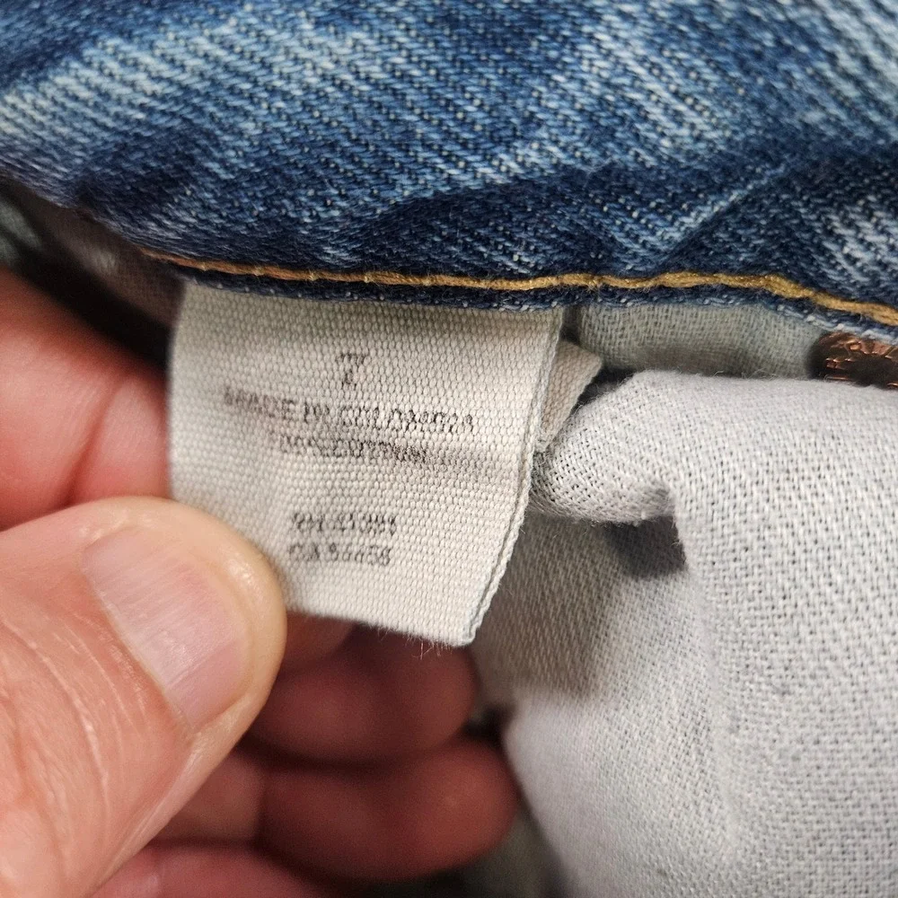 Polo Ralph Lauren Kids Jeans Size 7 Medium Wash Straight Leg Denim Dungarees